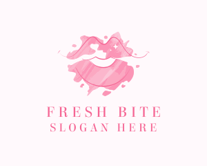 Mouth - Feminine Lips Makeup logo design