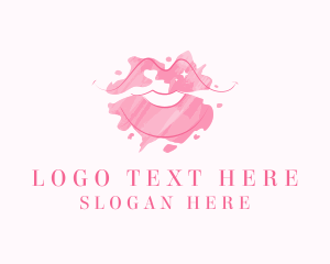 Feminine Lips Makeup  Logo