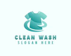 Washing - Shirt Wash Laundry logo design