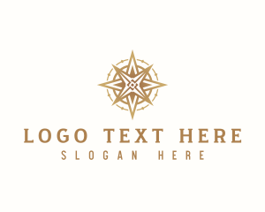 Navigation - Location Compass Navigation logo design