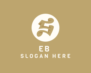 General - Elegant Brown Letter S logo design