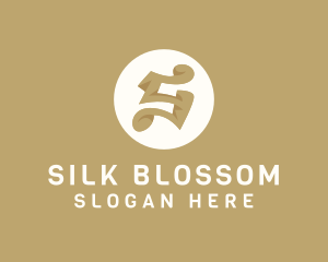 Elegant Brown Letter S logo design