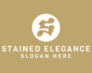 Elegant Brown Letter S logo design