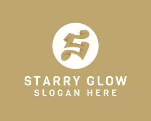 Elegant Brown Letter S logo design