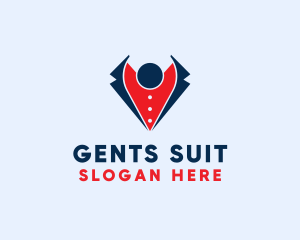 Gentleman Suit Map logo design