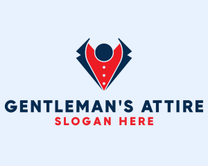 Gentleman Suit Map logo design