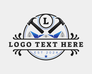 Maintenance - Hammer Construction Roofing logo design