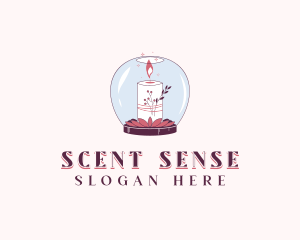 Scented Candle Aromatherapy  logo design