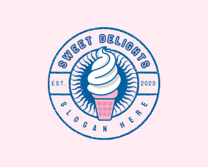 Dessert - Sundae Creamery Dessert logo design