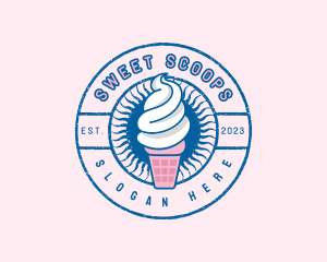 Gelato - Sundae Creamery Dessert logo design