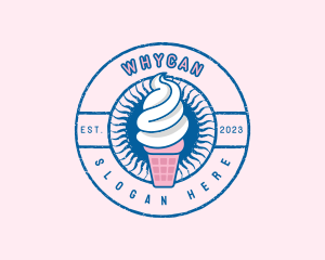 Snack - Sundae Creamery Dessert logo design