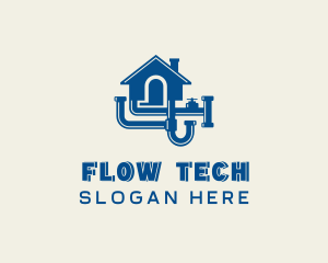 Pipe - Plumbing Pipe Maintenance logo design