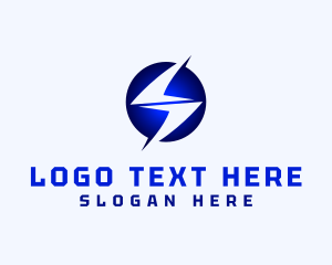Voltaic - Lightning Letter S logo design