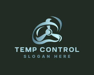 Thermostat - Ventilation Fan Aircondition logo design