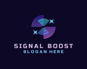 Signal Wave Radar logo design