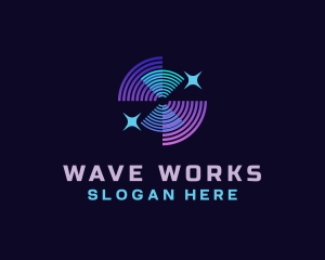 Signal Wave Radar logo design