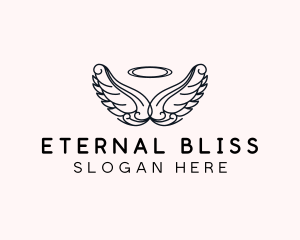 Heaven - Heavenly Angel Wings logo design