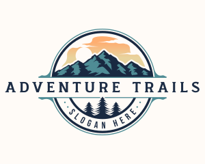 Outdoor Mountain Adventure logo design