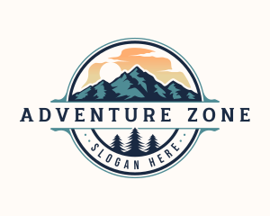 Outdoor Mountain Adventure logo design