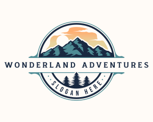 Outdoor Mountain Adventure logo design