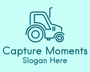 Monoline Farm Tractor  Logo