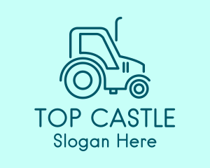 Monoline Farm Tractor  Logo