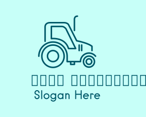 Plower - Monoline Farm Tractor logo design