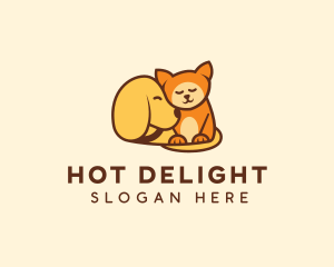 Dog Cat Animal logo design