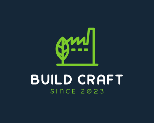 Eco Factory Building logo design