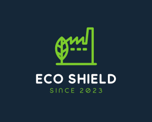 Eco Factory Building logo design