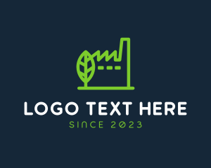 Eco Friendly - Eco Factory Building logo design