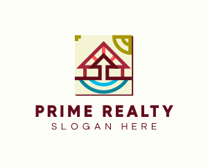 Realty - House Realty Arrow logo design