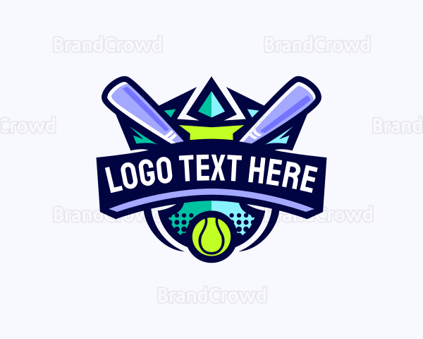 Baseball Competition League Logo