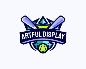 Baseball Competition League logo design