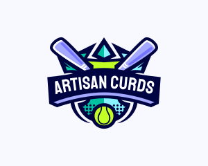 Baseball Competition League logo design