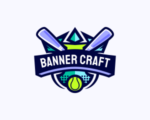 Baseball Competition League logo design