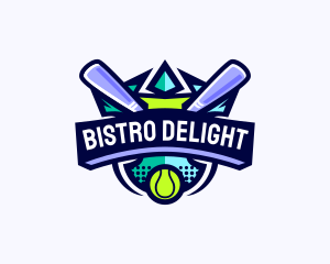 Baseball Competition League logo design