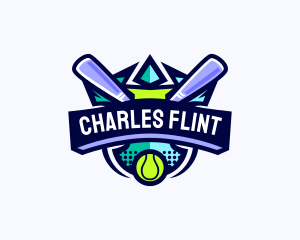 Baseball Competition League logo design