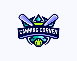 Baseball Competition League logo design