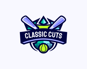 Baseball Competition League logo design