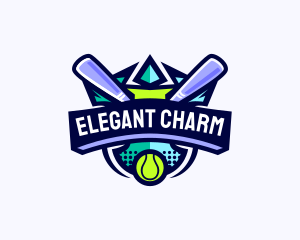 Baseball Competition League logo design