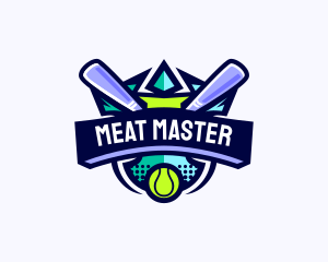 Baseball Competition League logo design