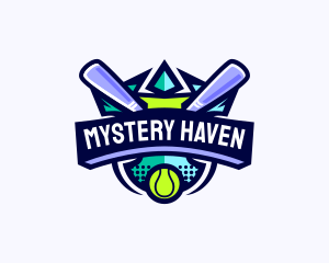 Baseball Competition League logo design