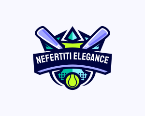 Baseball Competition League logo design