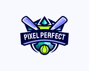 Baseball Competition League logo design