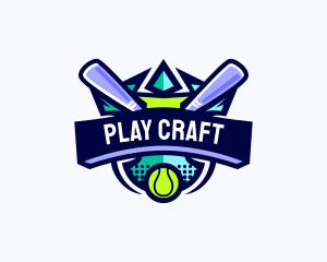 Baseball Competition League logo design