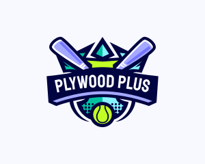 Baseball Competition League logo design