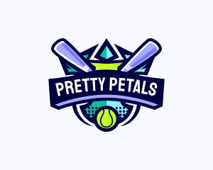 Baseball Competition League logo design