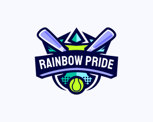 Baseball Competition League logo design