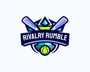 Baseball Competition League logo design